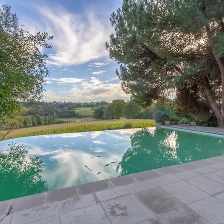 빌라 Roumentas - Piscine Chauffee & Vue Pyrenees Navailles-Angos