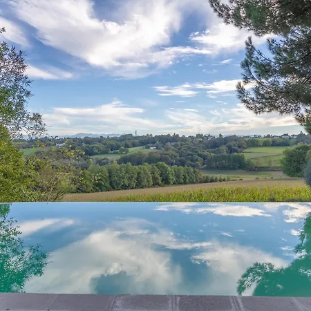 빌라 Roumentas - Piscine Chauffee & Vue Pyrenees Navailles-Angos